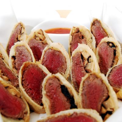 Beef and Shitake Mushroom Spring Rolls