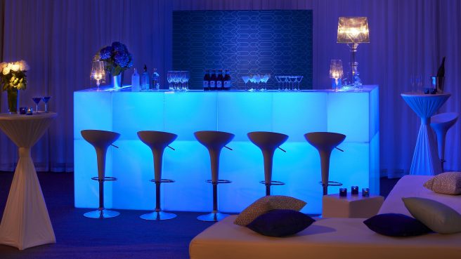 Blue Glow Bar