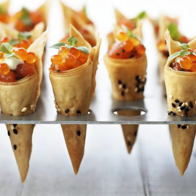 Salmon Cornets