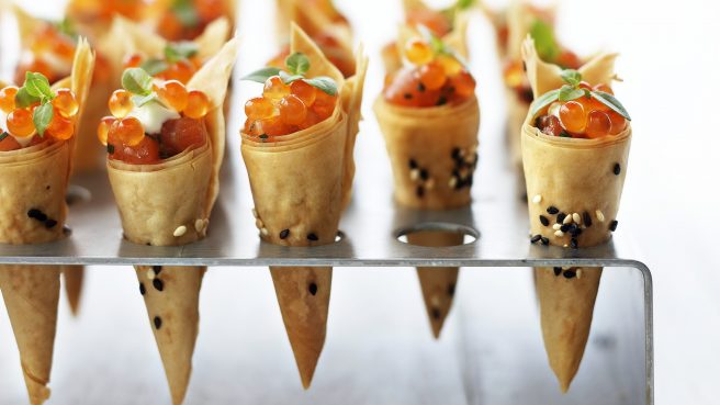 Salmon Cornets