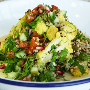 Roasted cauliflower and quinoa tabouli (2 Serves)
