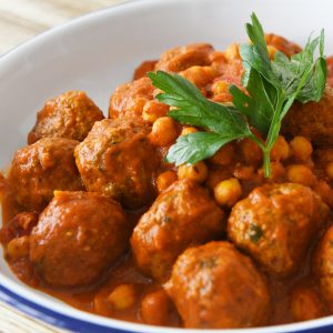 Moroccan lamb meatballs (2 Serves)