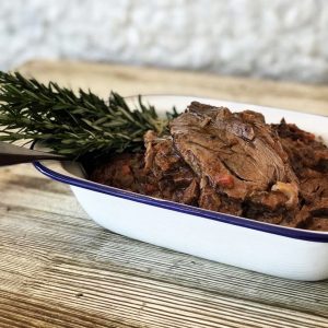3 hour Slow cooked beef brisket (2 Serves)