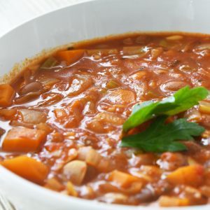 Autumn vegetable minestrone (2 Serves)